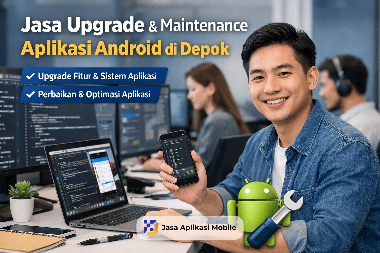 Jasa Upgrade & Maintenance Aplikasi Android di Depok